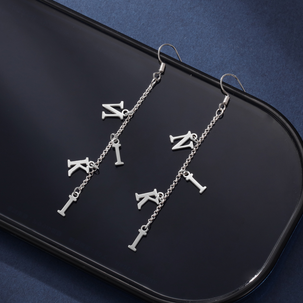 Personalised Name Letter Earring for Her-Jessemade AU