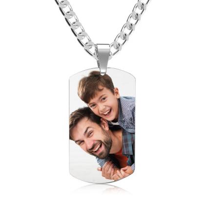 Personalised Photo Necklace Custom Picture Necklace Gifts For Father-Jessemade AU