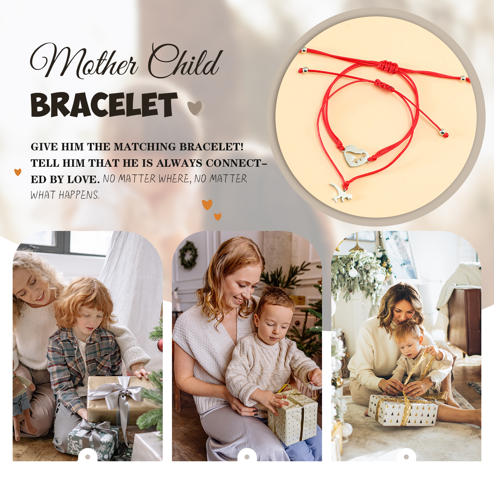 Back to School Matching Wish Dinosaur Bracelets Set for Women Teen Girls Boys-Jessemade AU