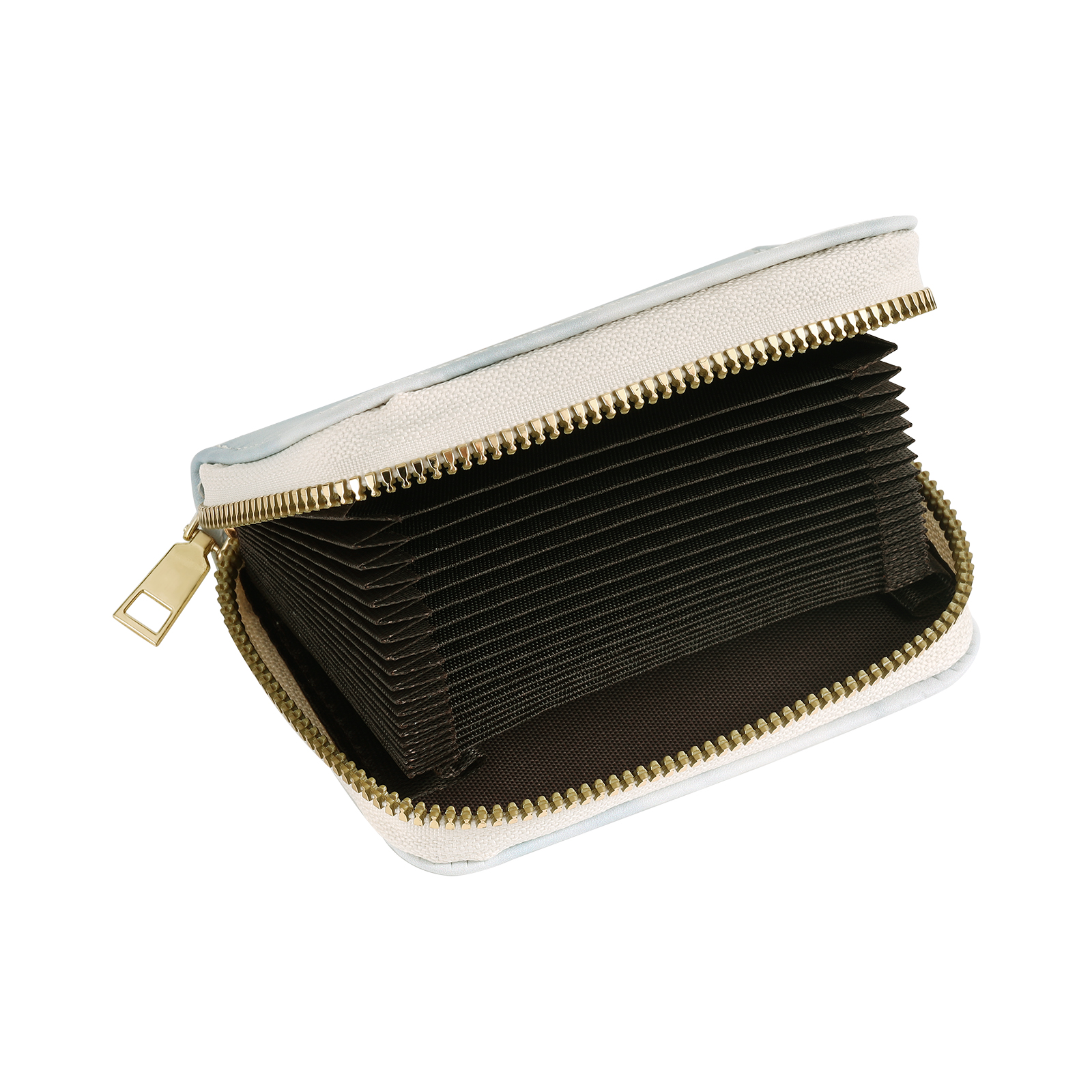 Personalised Women's Leather Wallet Custom Photo & Text Zipper Wallet Accordion Wallet Gift for Her-Jessemade AU