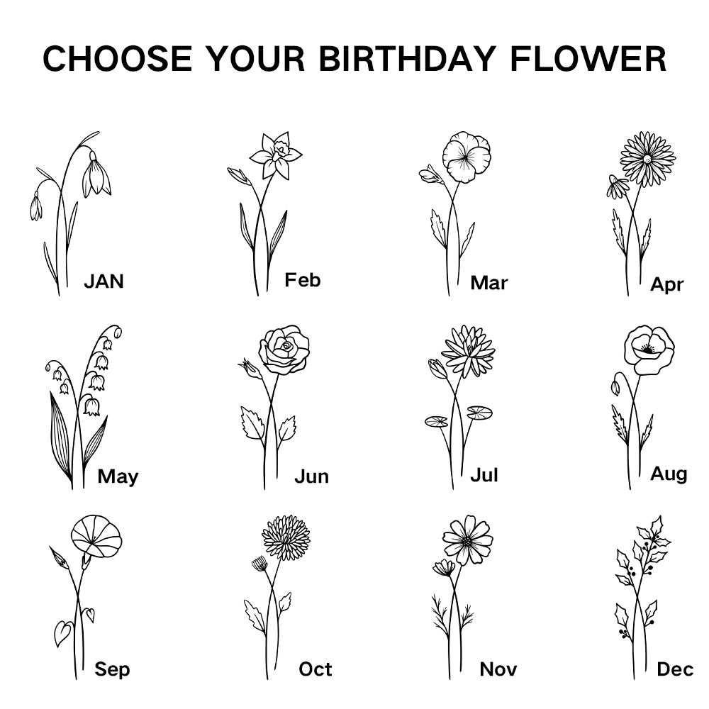 Personalised Photo & Birth Flower &  Name Keychain Leather Keychain - Sometimes You Forget You Are Awesome, So This Is Your Reminder-Jessemade AU