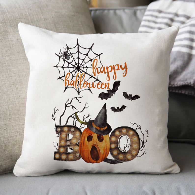 Halloween Gifts Pillowcase Personalised Photo Pumpkin Pillow Cover for Kids-Jessemade AU
