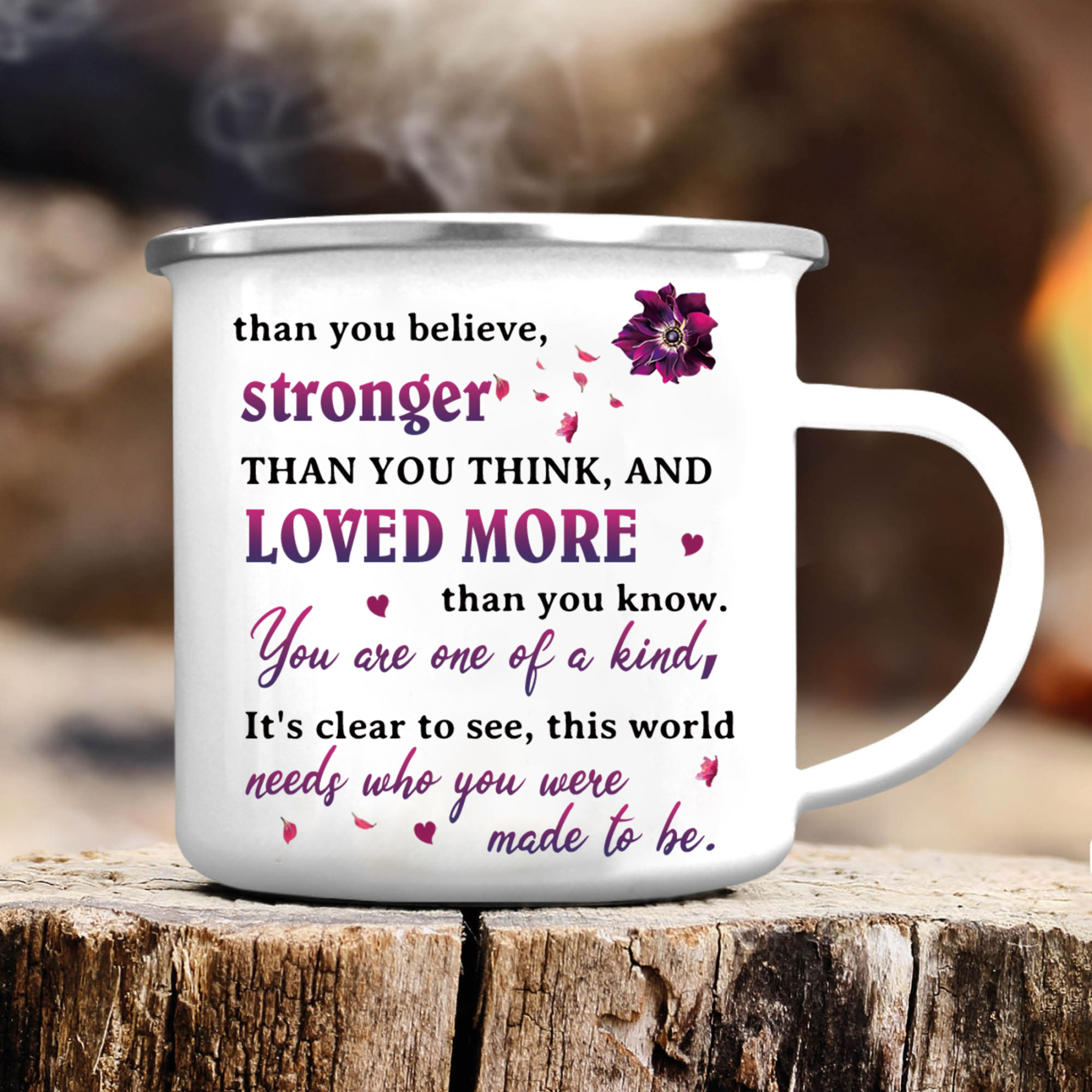 To My Beautiful Sister Mug Enamel Cup "Near Or Far, Through Rain Or Snow, I'll Always Love You" Gifts for Sisters/Friends-Jessemade AU