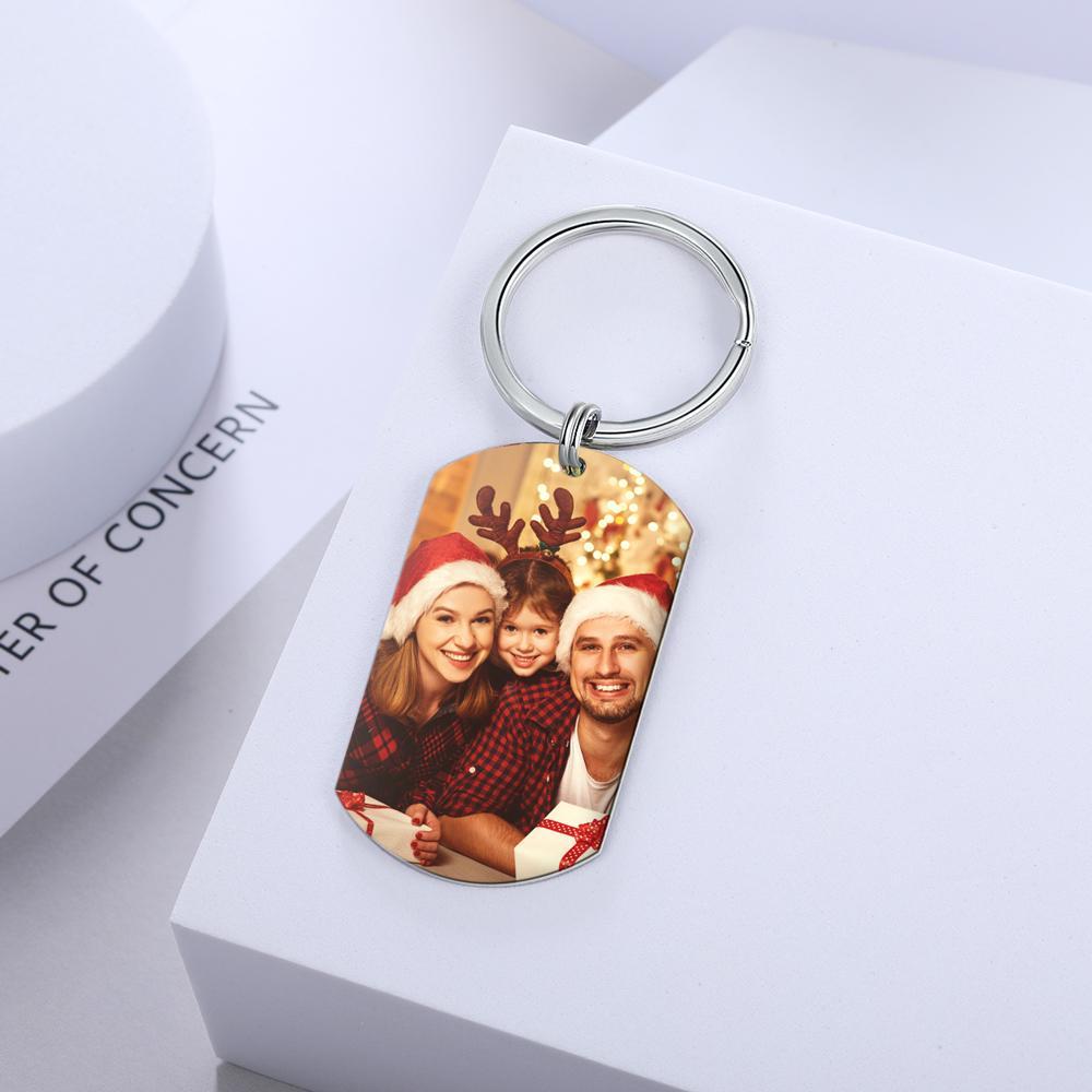 Personalised Keychain Engraved Photo Keychain Gifts For Her-Jessemade AU