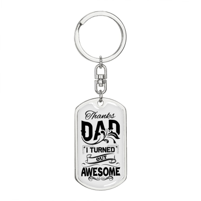 Personalised Message Keychain Custom Text Keyring for Him-Jessemade AU