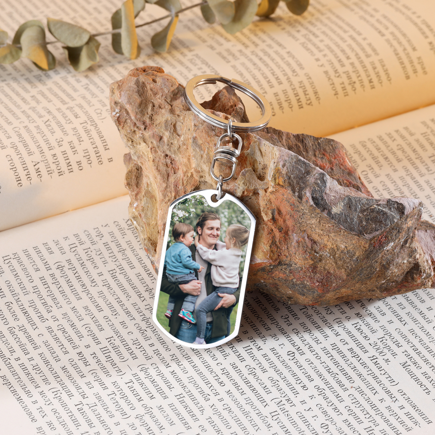 The Day You Became My Everything Custom Photo Keychain with Calendar-Jessemade AU