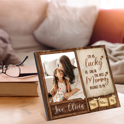 Mother' Day Picture Board Customised Photo Keepsake Wood Signs Photo Frame Gifts For Mother-Jessemade AU