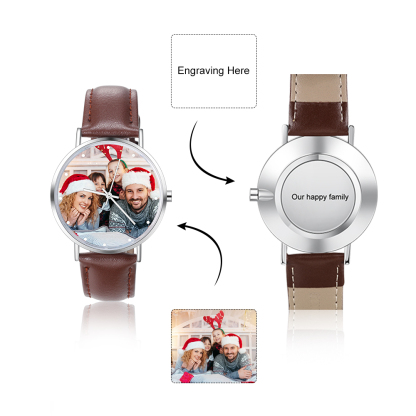 Personalised Photo Watch Custom Picture Watch Gifts For Father-Jessemade AU
