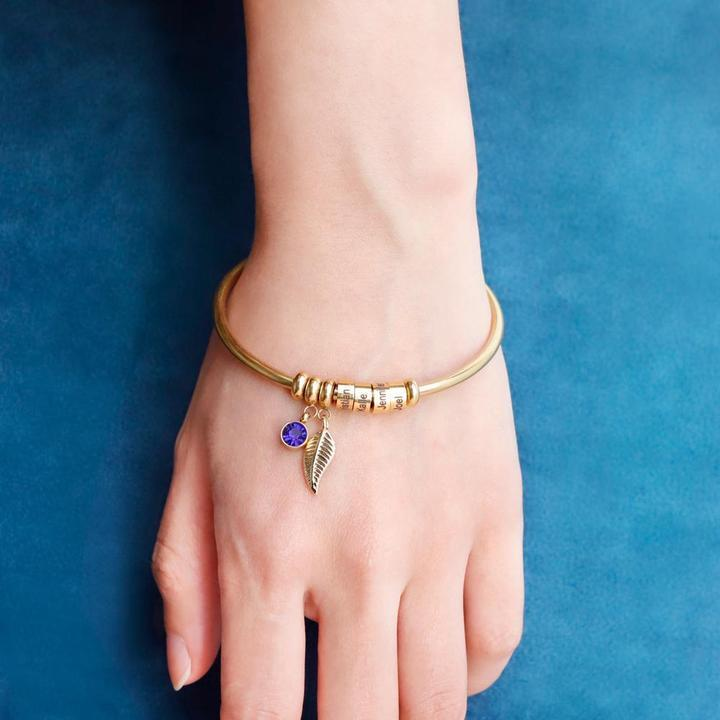 5 Bracelet Bracelet with a leaf-Jessemade AU