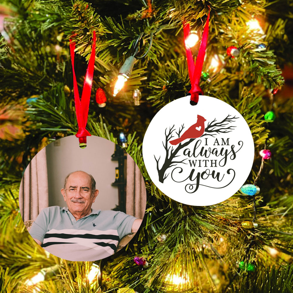 Personalised Photo Cardinal Ornament Always With You Keepsake-Jessemade AU
