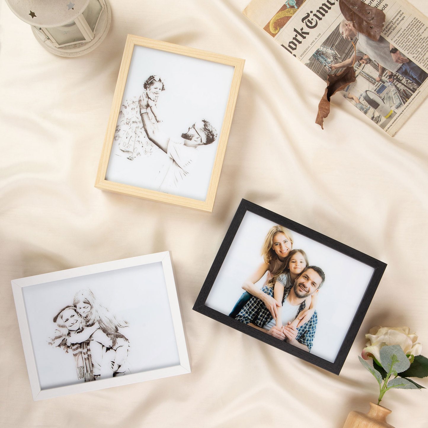 Personalised Photo Frame Night Light Changeable Colour Lamp Home Decor Personalised Gifts for Family Friends-Jessemade AU