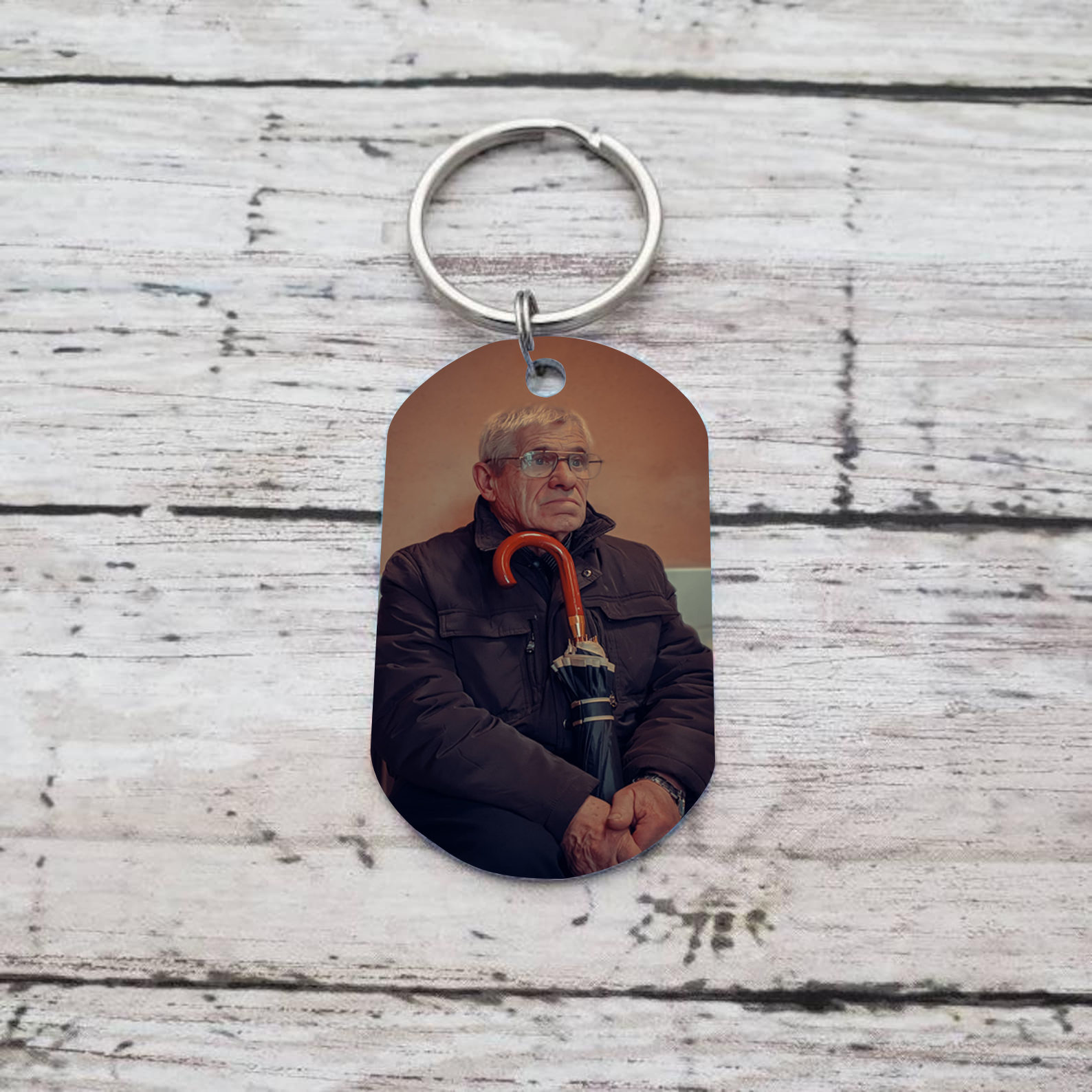 Memorial Photo Keychain Custom Name Keyring Personalised Keychains -  I'm Not A Widow, I'm A Wife To A Husband With Wings-Jessemade AU