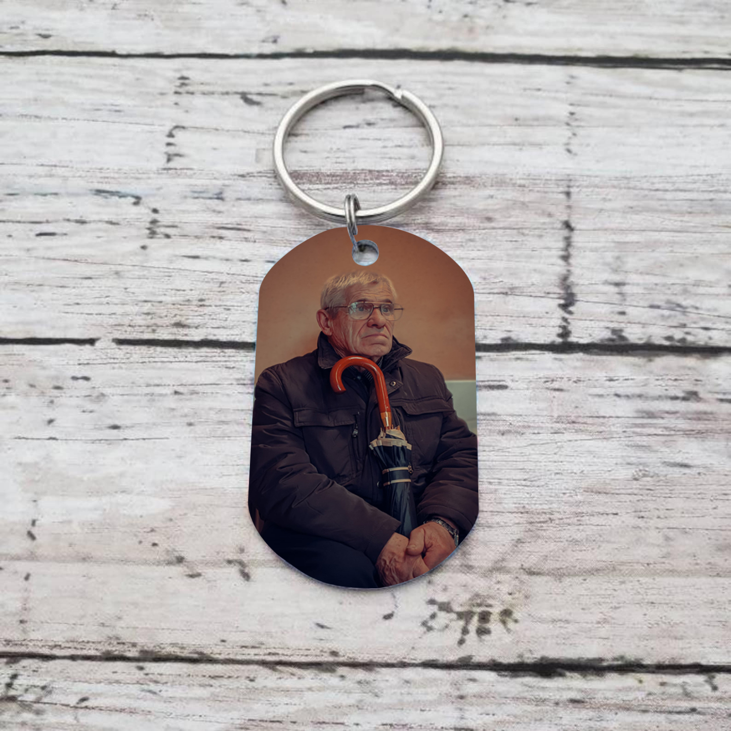 Memorial Photo Keychain Custom Name Keyring Personalised Keychains -  I'm Not A Widow, I'm A Wife To A Husband With Wings-Jessemade AU