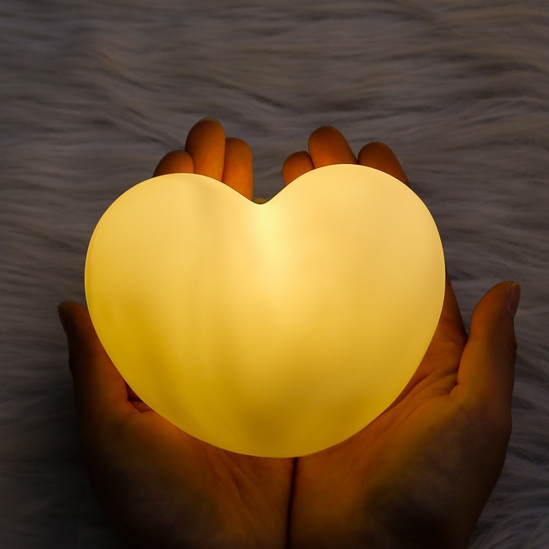 1 Piece Heart-Shaped Night Light Warm Night Light Romantic Decorations-Jessemade AU