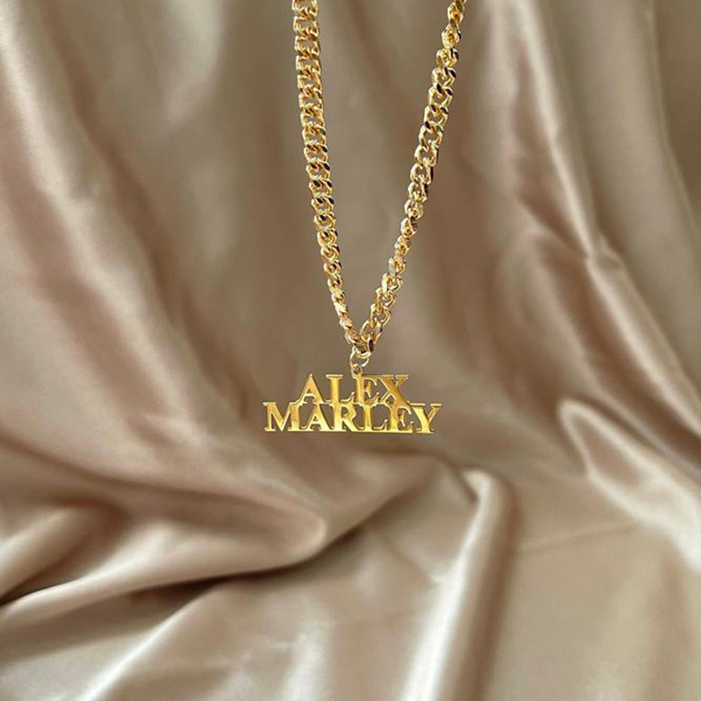 Personalised Necklace Custom 2 Names Necklace Gift For Women-Jessemade AU