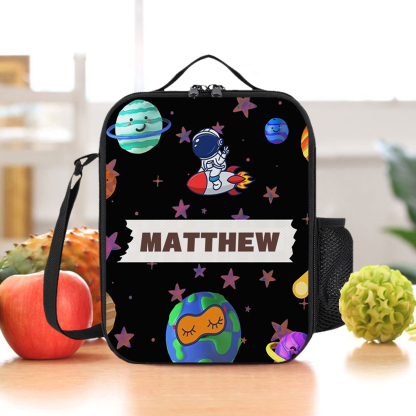 Custom Name Lunch Bag Personalised Moon Lunch Box Gifts for Kids-Jessemade AU