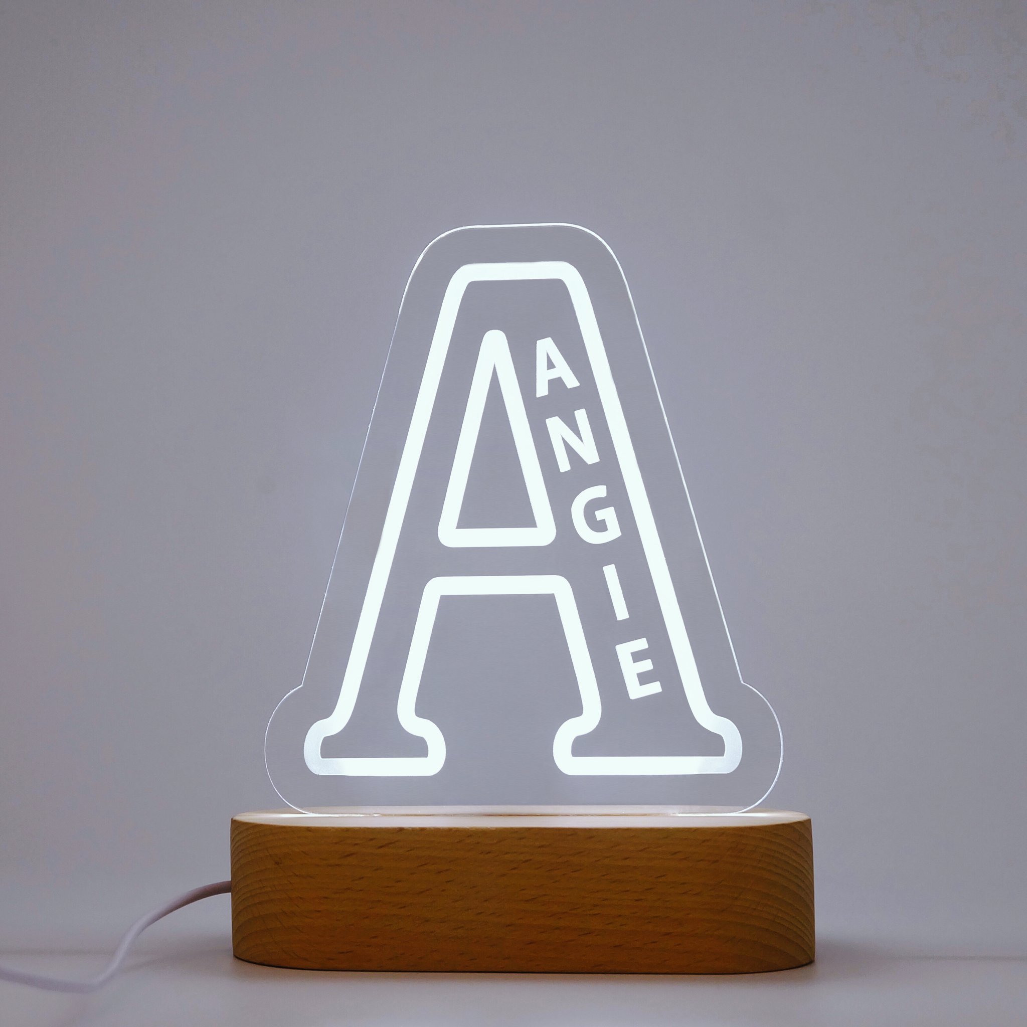Personalised Letter Neon Night Light-Jessemade AU