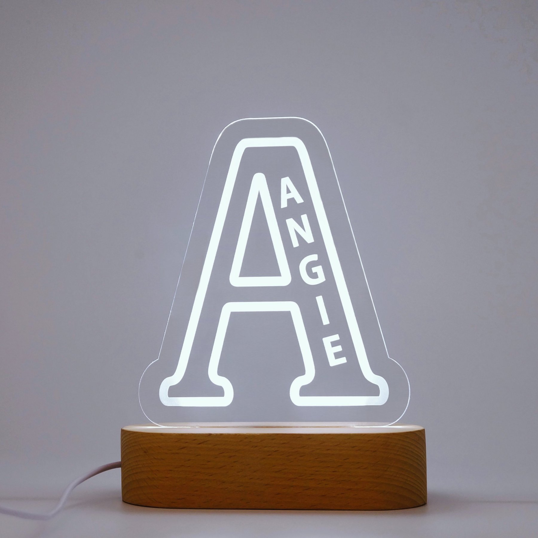 Personalised Letter Neon Night Light-Jessemade AU