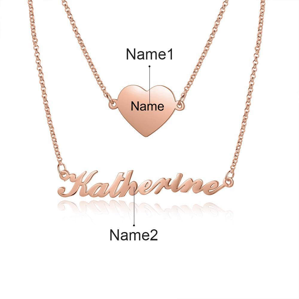 Personalised Necklace Custom 1 Name Necklace Gift For Her-Jessemade AU