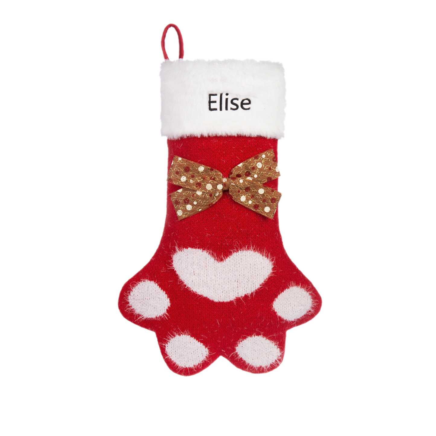 Personalised Christmas Stockings Gift Bag Customised 1 Name Christmas Sock Ornament Gift for Family Friends-Jessemade AU