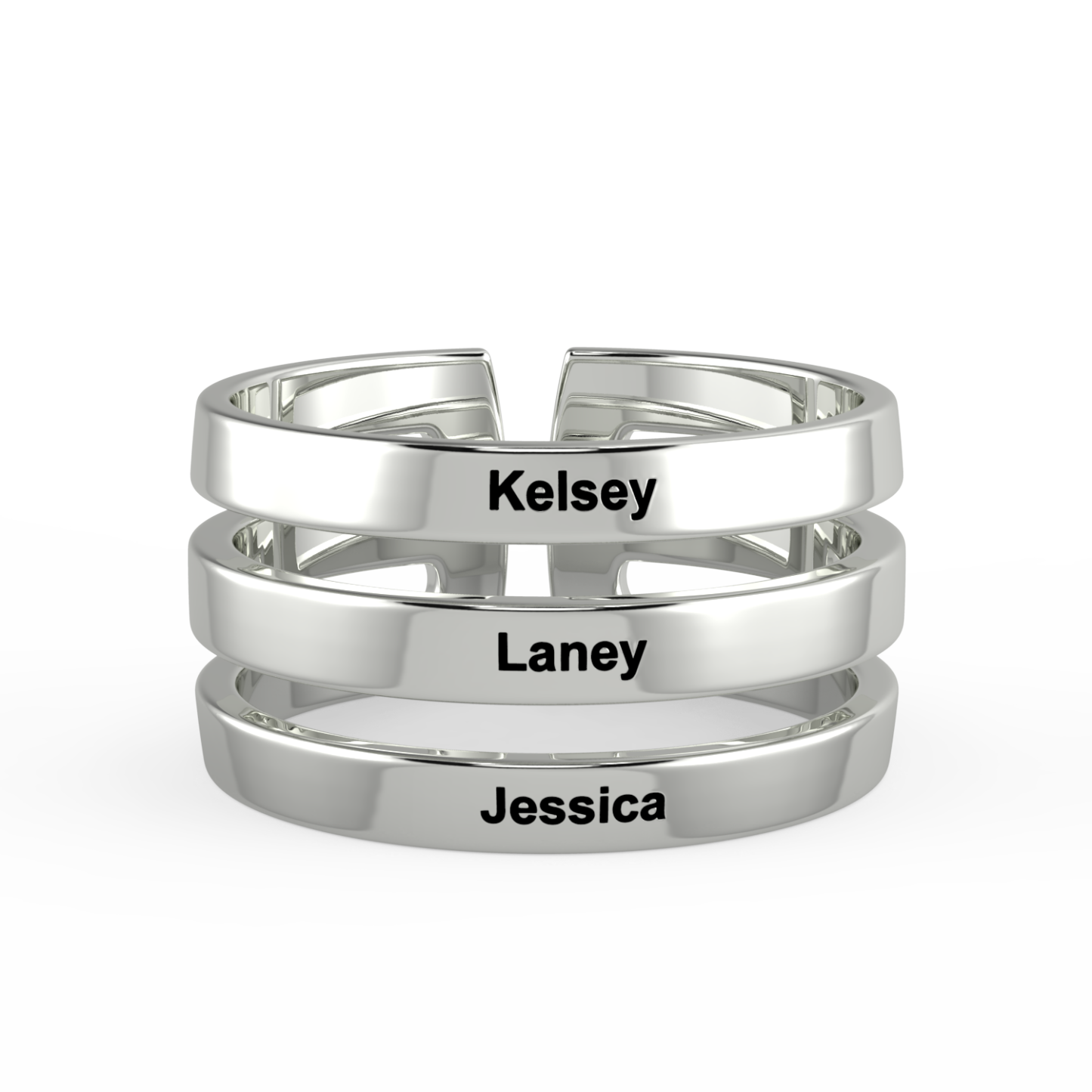 Personalised Names Or Phrases Ring For You-Jessemade AU