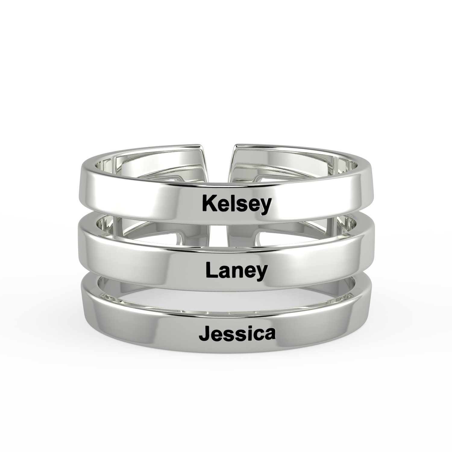 Personalised Names Or Phrases Ring For You-Jessemade AU