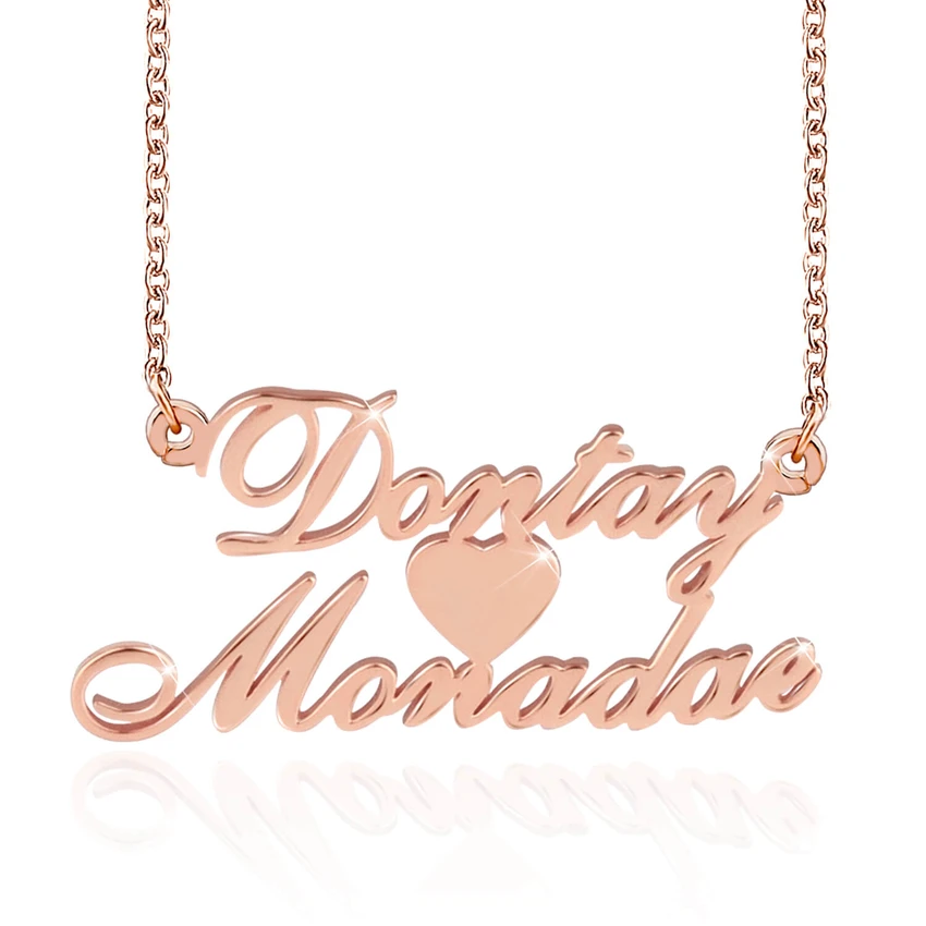 Personalised Necklace Custom 1 Name Necklace Gift For Women-Jessemade AU