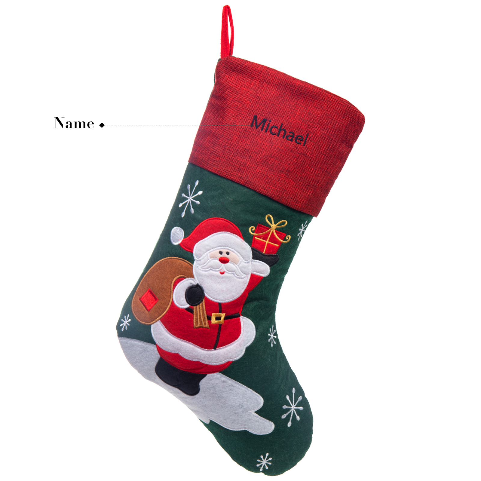 Personalised Christmas Stockings Custom Name Stockings Decoration-Jessemade AU