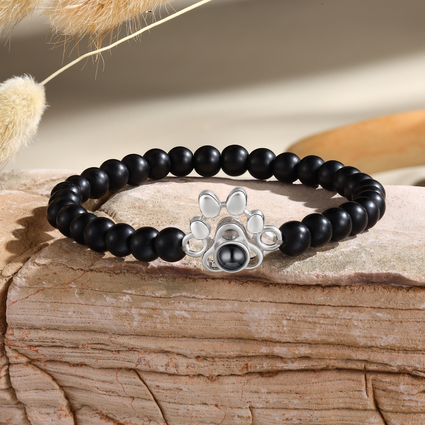 Personalised Dog Paw Projection Bracelet Customised Photo Bracelet Creative Gift for Her-Jessemade AU