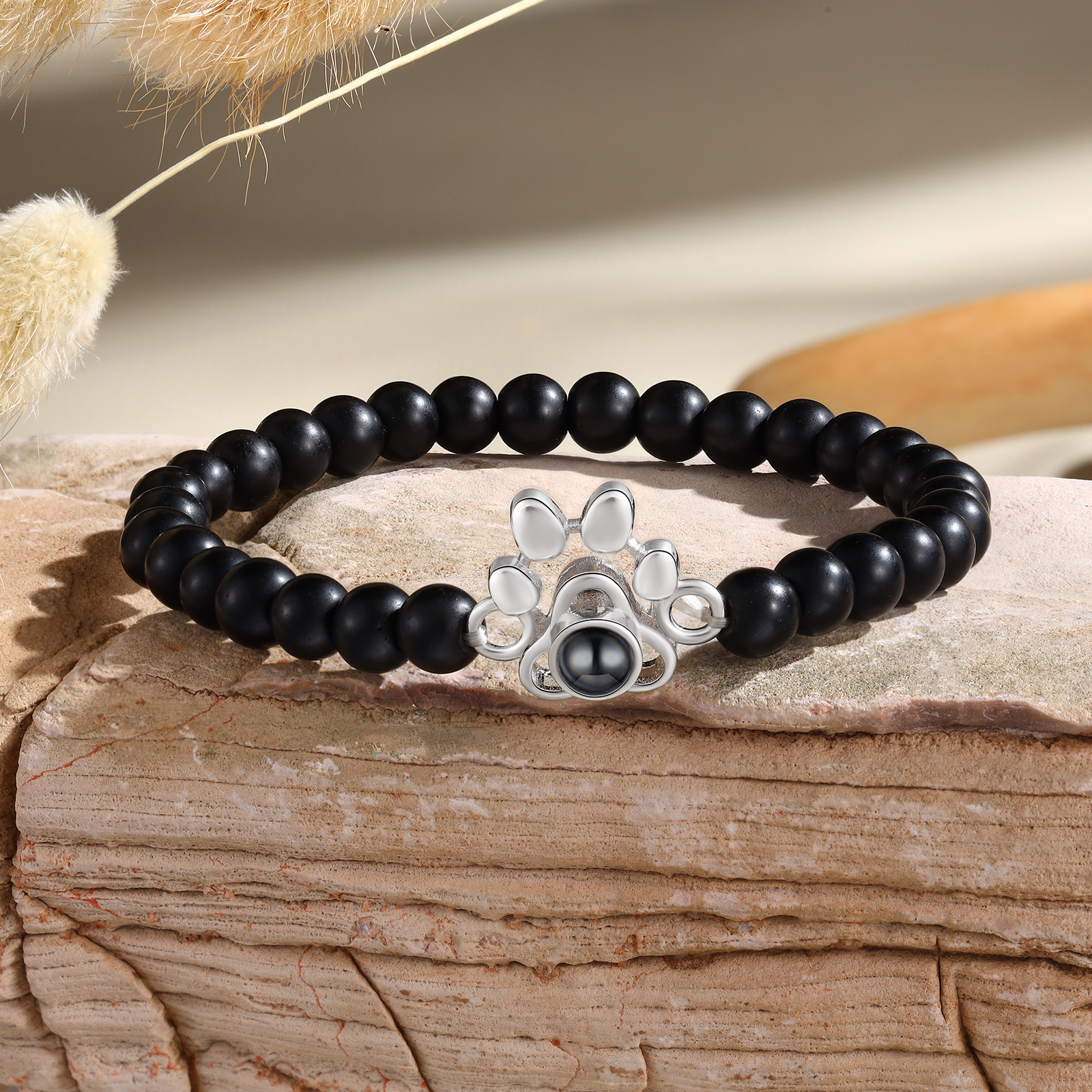 Personalised Dog Paw Projection Bracelet Customised Photo Bracelet Creative Gift for Her-Jessemade AU