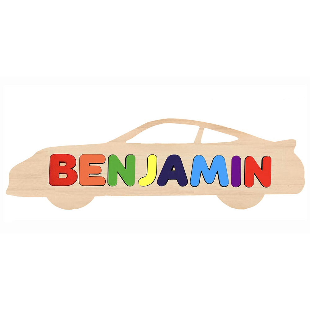 Personalised Kid's Wooden Name Alphabet Puzzle Toy for Toddlers Early Learning Child Toy-Jessemade AU