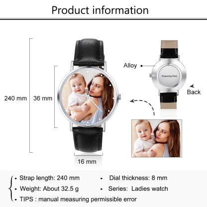 Personalised Photo Watch Custom Picture Watch Gifts for Couple-Jessemade AU