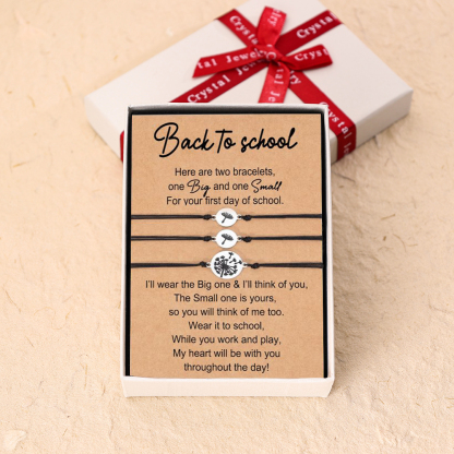 3 Pcs Dandelion Adjustable String Bracelet Mother Daughter Bracelet Back to School Gifts for Her-Jessemade AU