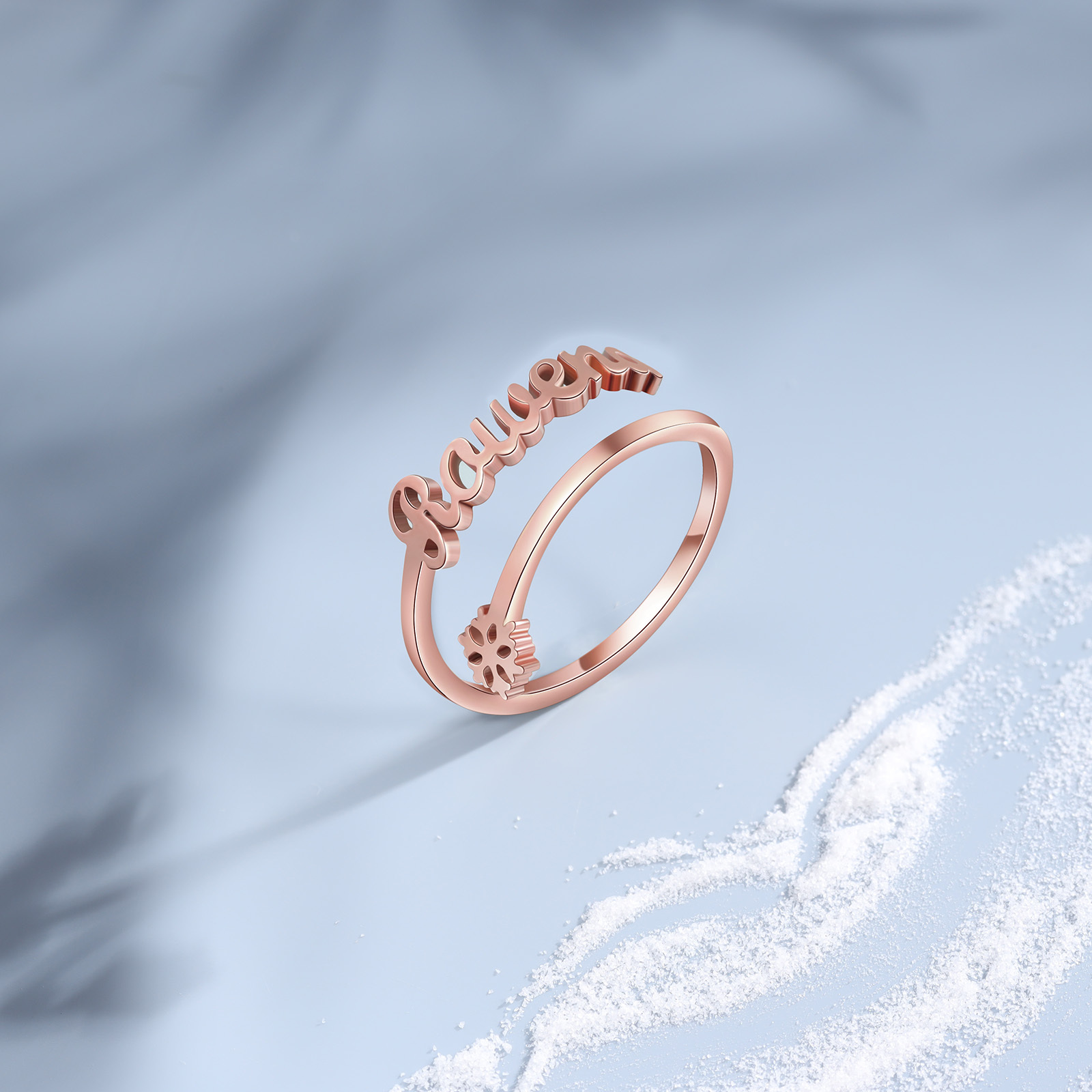 Name Ring Personalised 1 Name Adjustable Rings-Jessemade AU