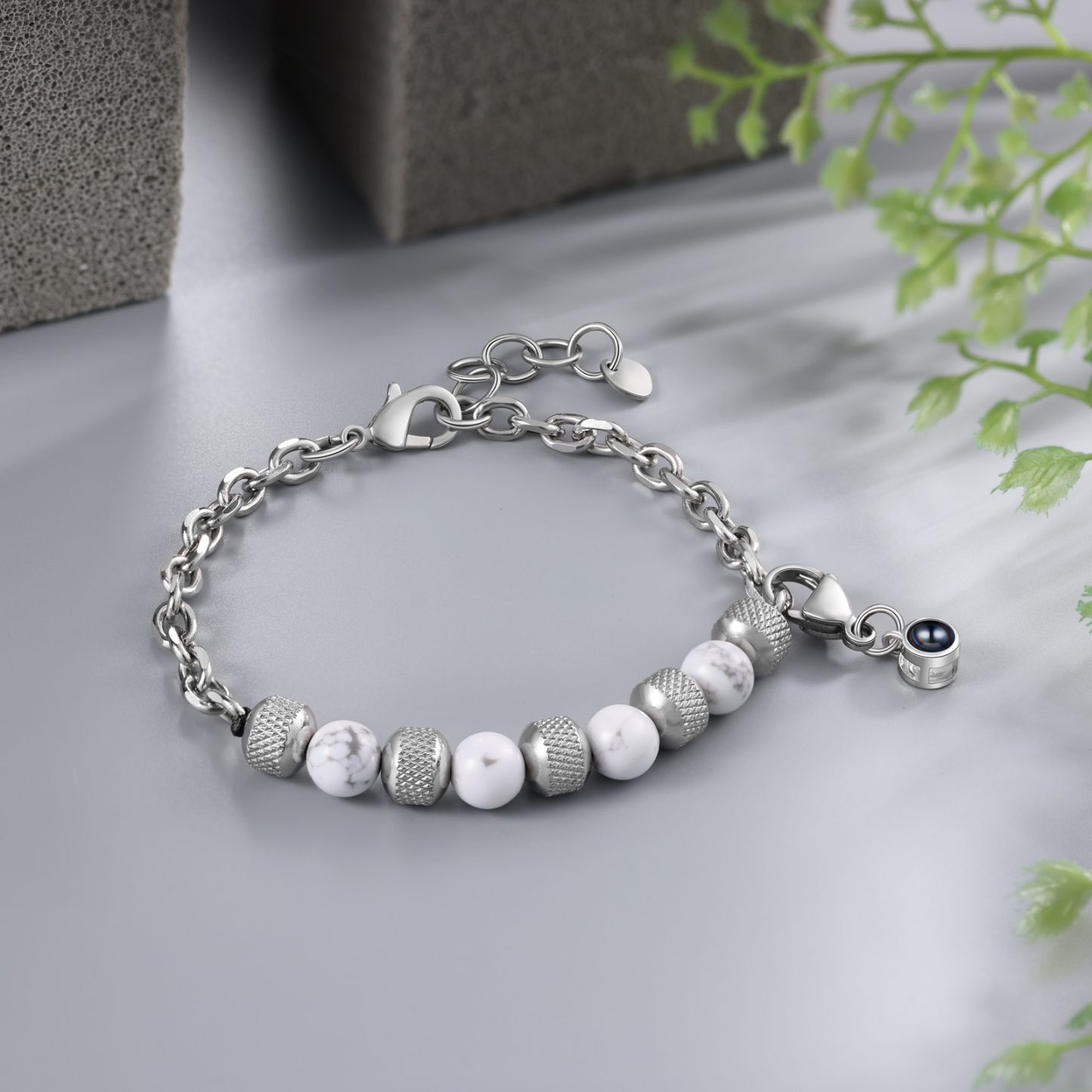 Personalised Projection Bracelet Custom Photo Bracelets Stainless Steel Adjustable Bracelet Creative Gift for Women/Girls-Jessemade AU