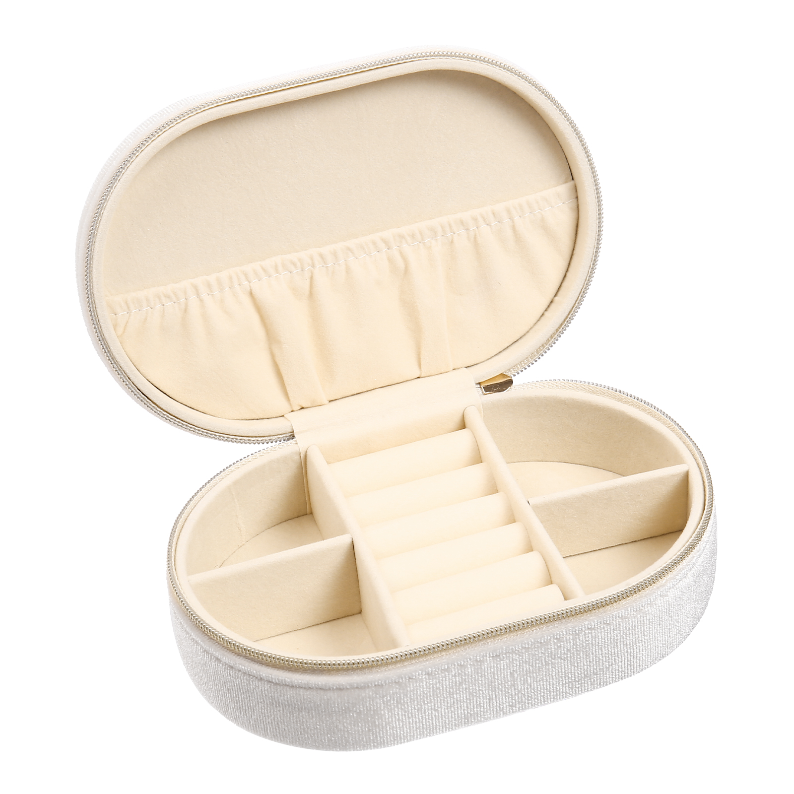 Personalised Name Jewelry Storage Box Zipper Custom Travel Jewelry Box Gifts for Ladies Girls-Jessemade AU