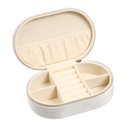 Personalised Name Jewelry Storage Box Zipper Custom Travel Jewelry Box Gifts for Ladies Girls-Jessemade AU