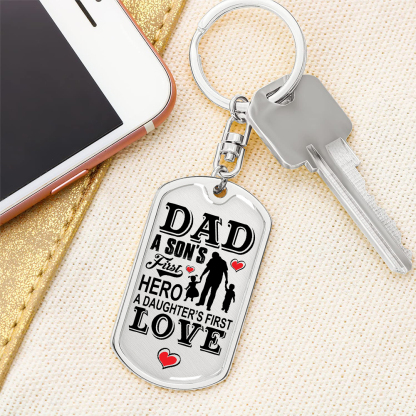 Personalised Message Keychain Custom Text Keyring for Him-Jessemade AU