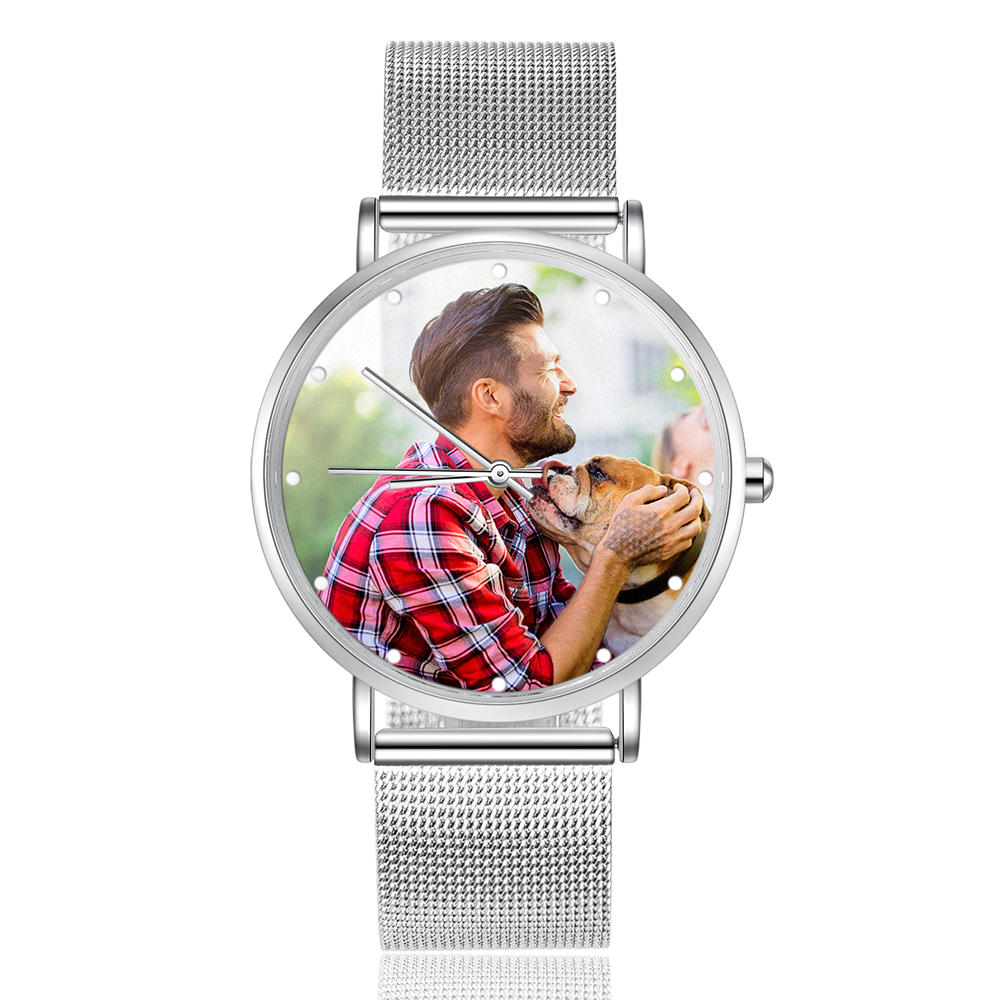 Personalised Photo Watch Custom Picture Watch Gifts For Men-Jessemade AU