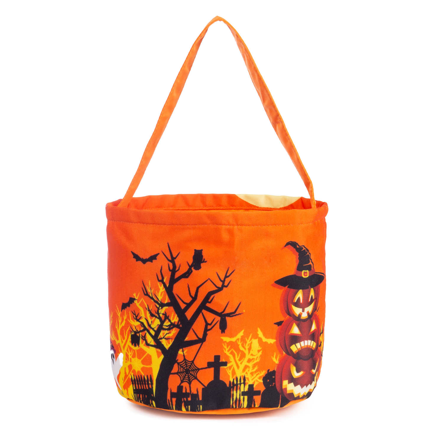 Halloween Luminous Tote Bag Engraved 1 Name Tote Bag Candy Gift Bag-Jessemade AU