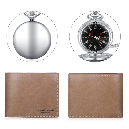 Pocket & Watch & Wallet Gift Set For Him-Jessemade AU