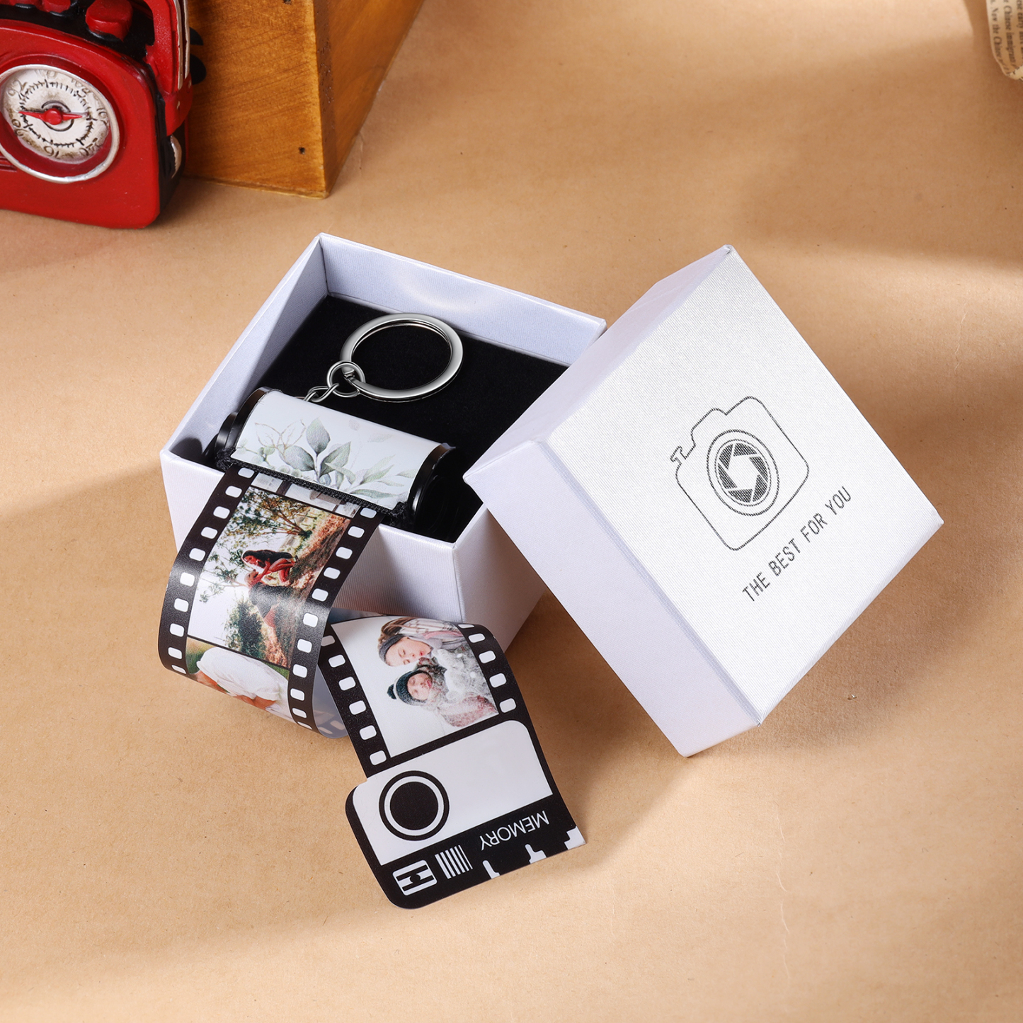 Personalised Camera Roll Keychain Customised 20 Photos Keyring Gifts for Him/Her-Jessemade AU