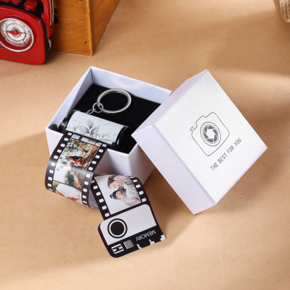 Personalised Camera Roll Keychain Customised 20 Photos Keyring Gifts for Him/Her-Jessemade AU