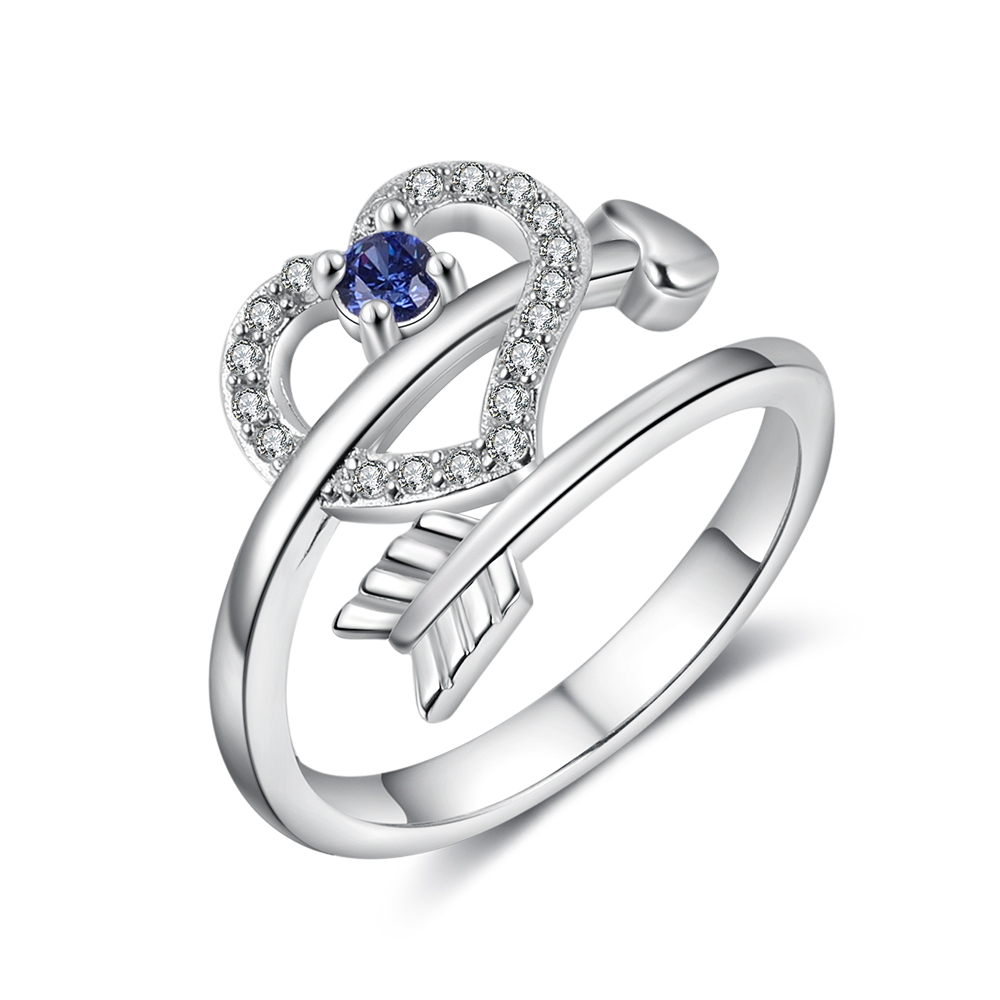 1 birthstone Heart Customised For Mom-Jessemade AU