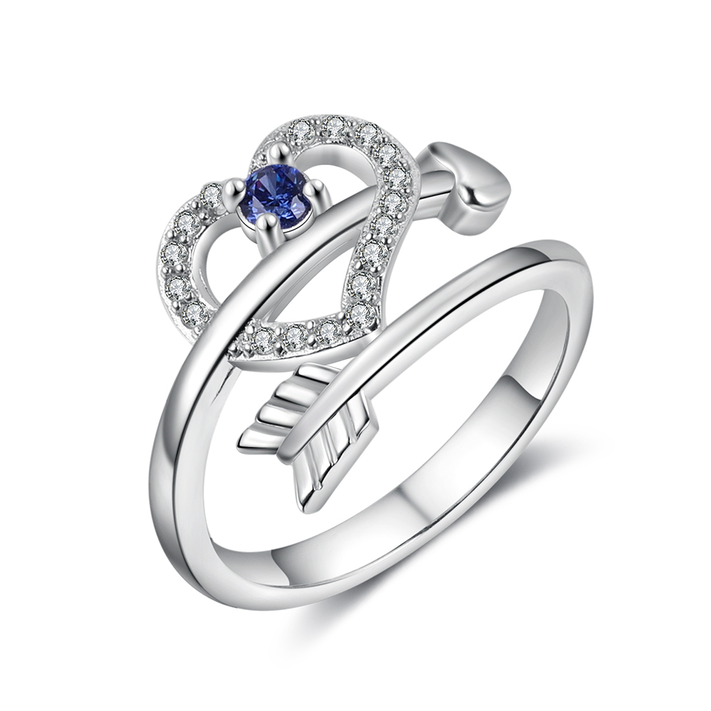 1 birthstone Heart Customised For Mom-Jessemade AU