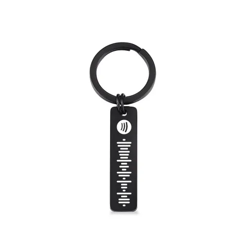 Personalised Music Spotify Code Keychain Gifts For Him-Jessemade AU