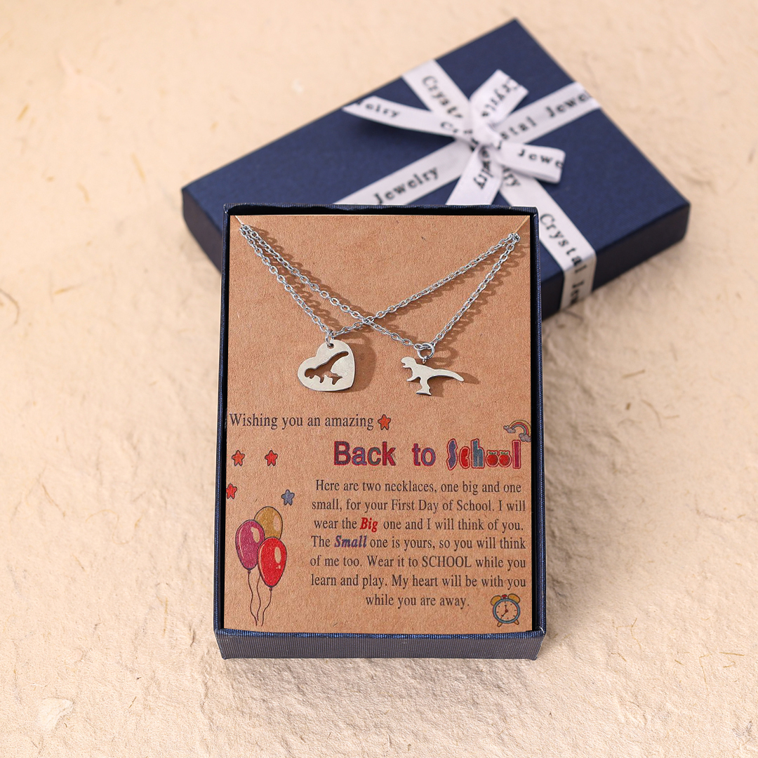 Necklaces for Women Dainty Teen Dinosaur Necklaces Size Adjustable for Mother and Daughter-Jessemade AU