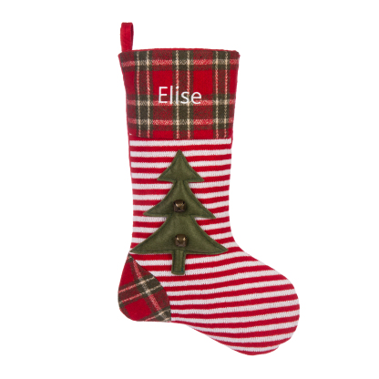 Personalised Christmas Stocking Ornaments Custom 1 Name Gift Bag Christmas Gifts for Family and Friends-Jessemade AU