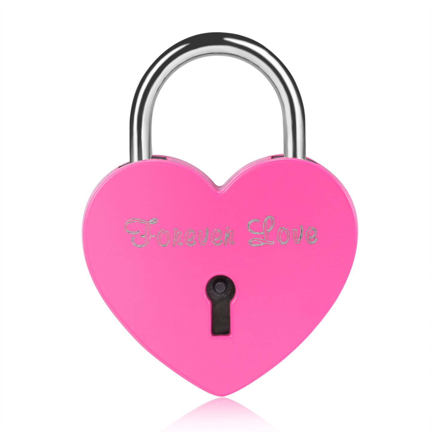 Personalised Heart Engraved Love Lock Custom Names Padlocks Gifts For Couple-Jessemade AU