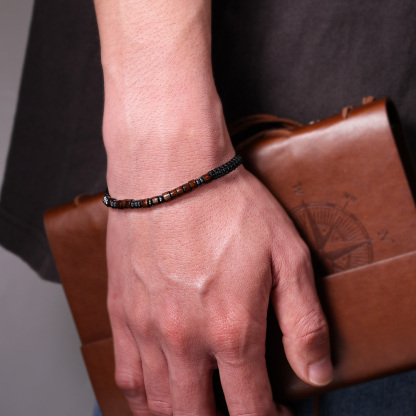 To My Daddy I Love You Morse Code Bracelet Hidden Message Bracelet Creative Gift For Father-Jessemade AU